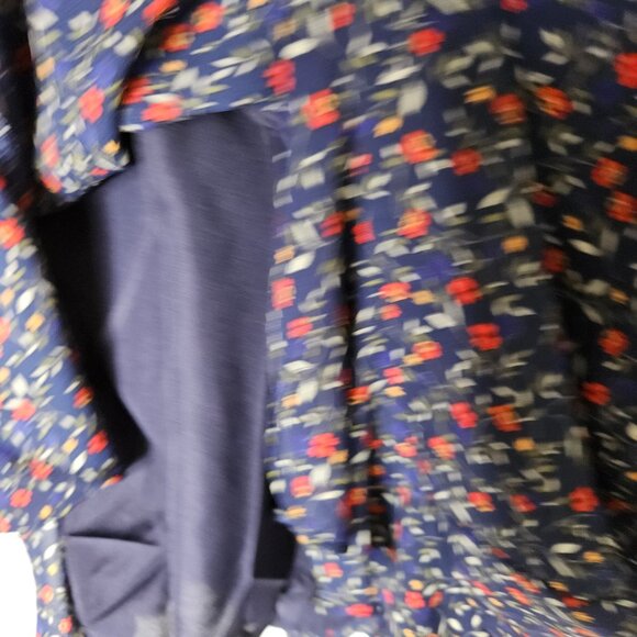 JACK by BB DAKOTA Blue Floral Mini Dress Long sleeves  Size S - Picture 8 of 16